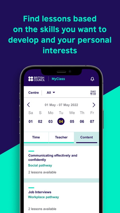 British Council myClass Screenshot