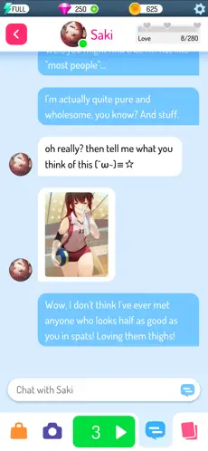 Captura de Pantalla 7 Eroblast — Waifu Dating Sim iphone