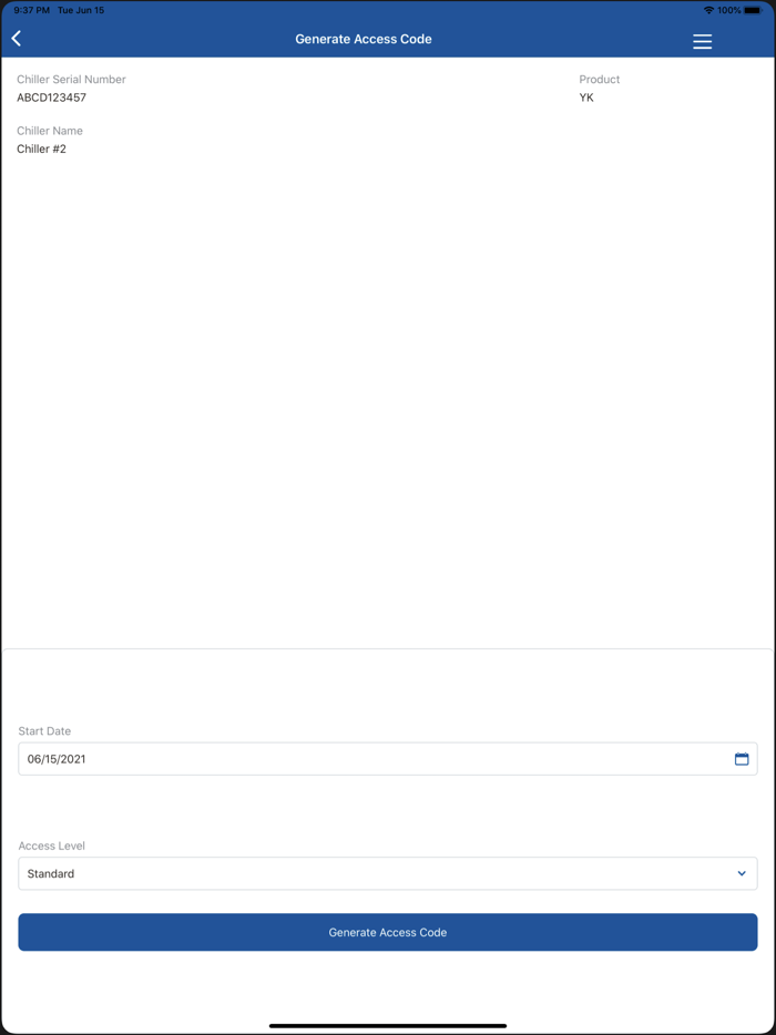 YORK Chiller Access Manager