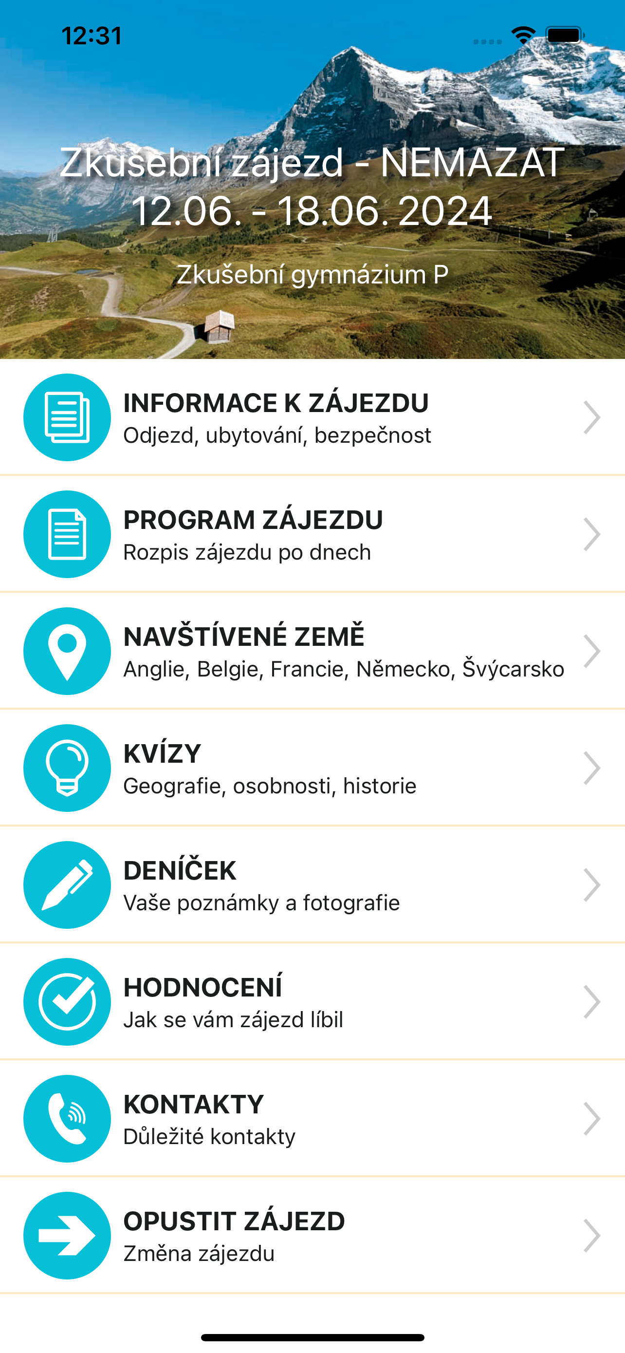 Můj zájezd