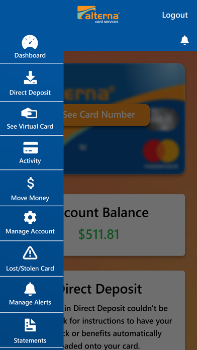 AlternaCard Mobile Screenshot