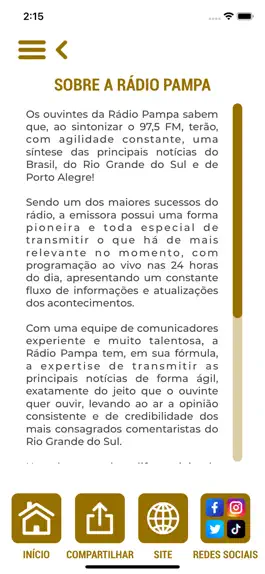 Game screenshot Rádio Pampa - 97,5 FM apk