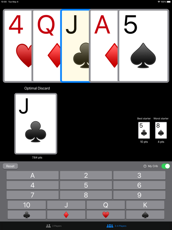 Screenshot #6 pour Crib Discard+