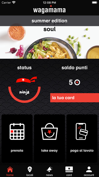 Wagamama Italia Screenshot