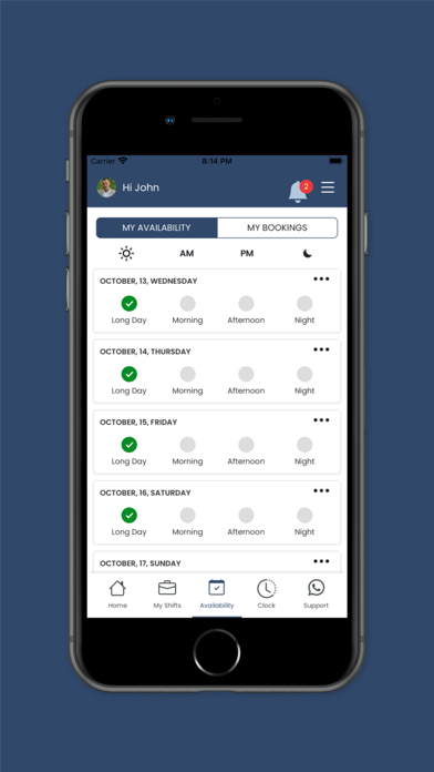 Omega Healthcare Screenshot