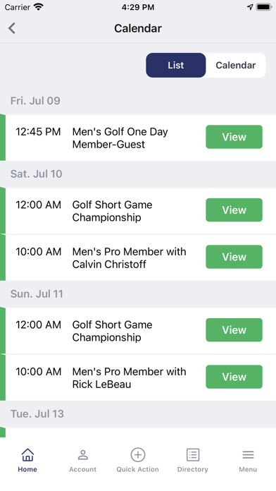 Round Hill Club Screenshot
