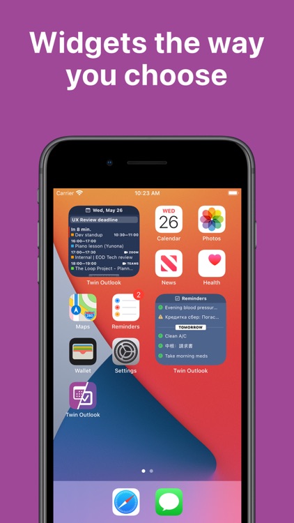 TwinOutlook - Agenda control screenshot-6