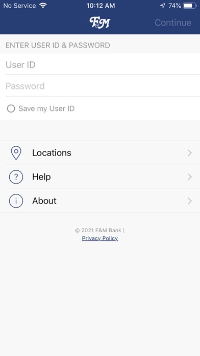 How to cancel & delete F&MBankNow from iphone & ipad 1