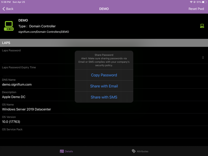 LAPSSignify LAPS Help Desk