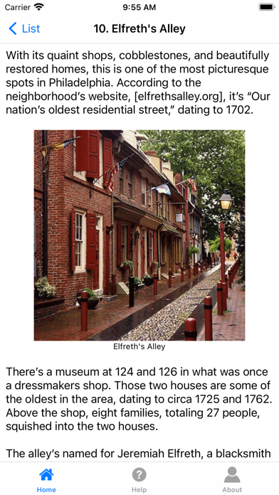 Philadelphia History Tour Screenshot