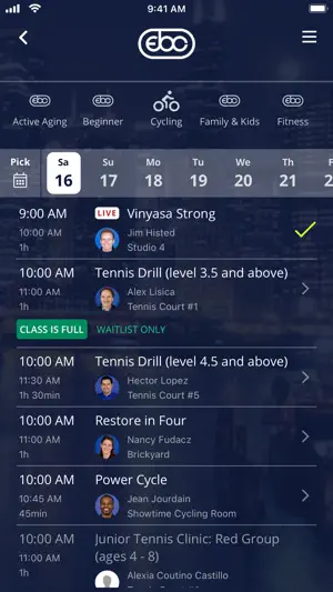 East Bank Club Member screenshot 3