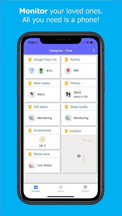 Peace of Mind: Caregiver Screenshot
