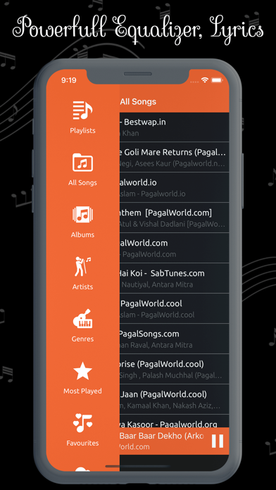 MP3 Music Player Pro Screenshot