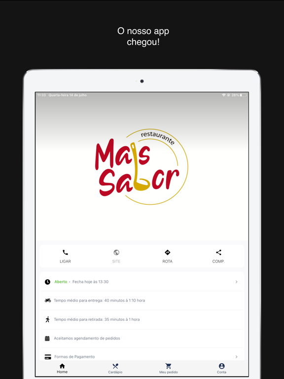 Screenshot #4 pour Mais Sabor - Restaurante