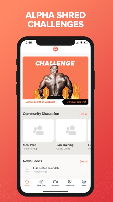 Alpha Shred Fitness Challengeのおすすめ画像6