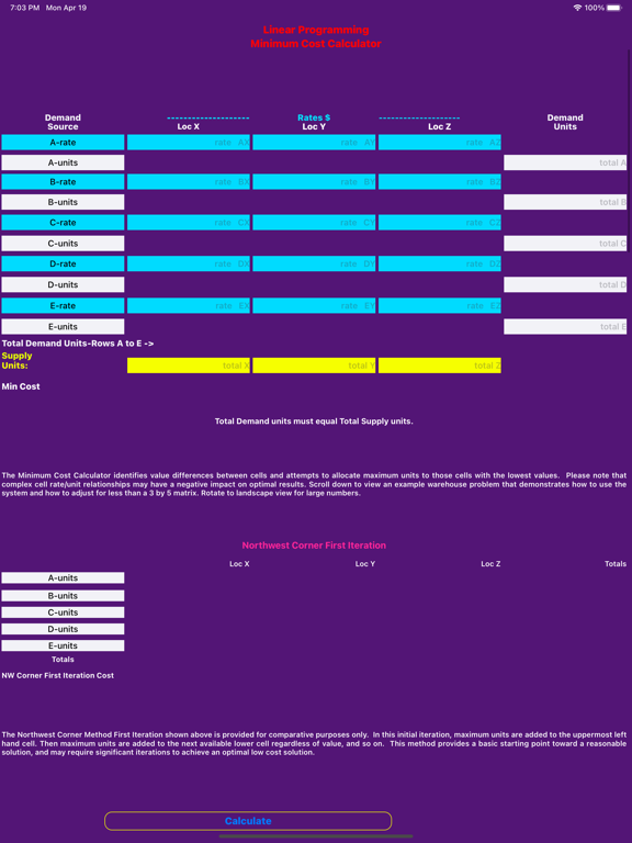 Screenshot #4 pour MinCostCalc