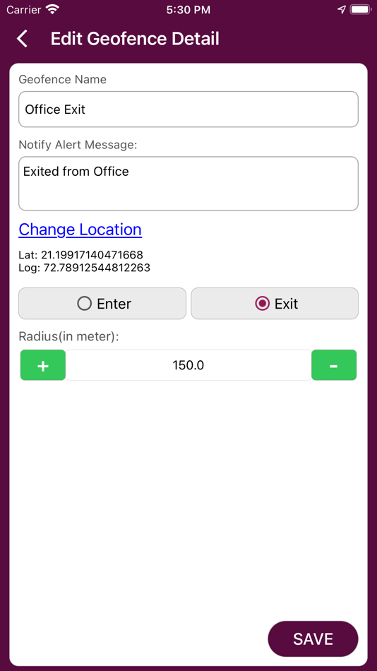 #2. Geofence Event (macOS) By: Gopi Gadhiya