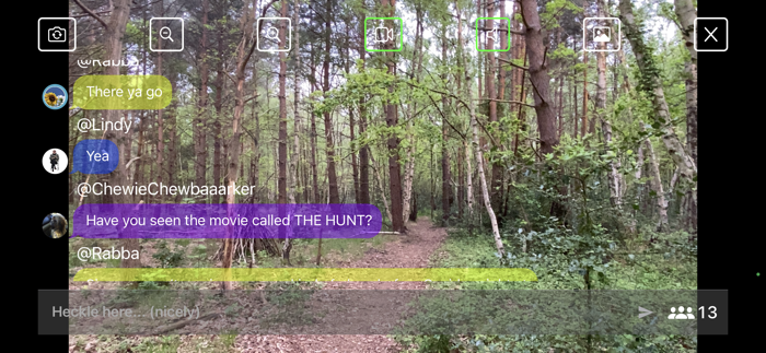 Heckle Live Streaming