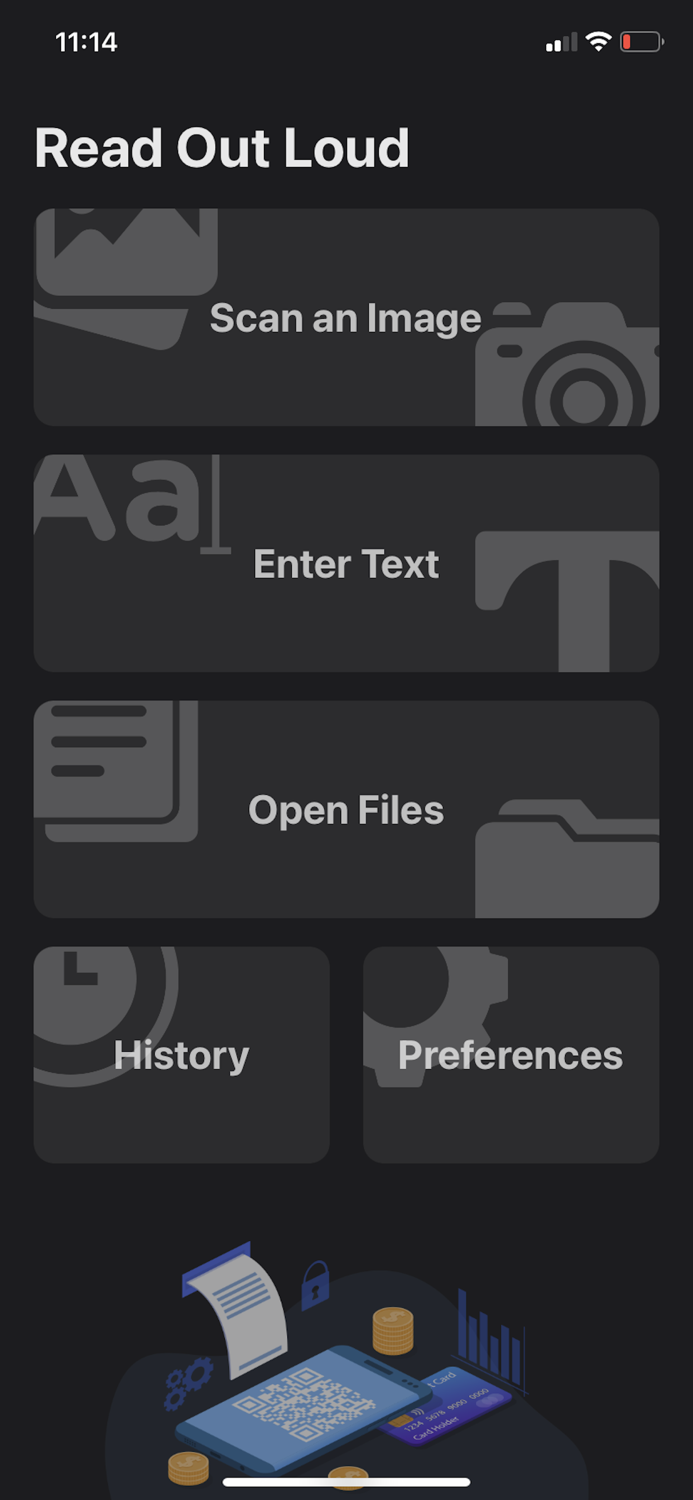 Text to Speech Reader App