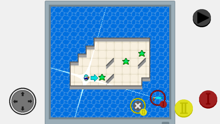 Star chaser in sea world