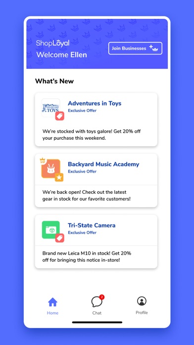 ShopLoyal - VIP Local Shopping Screenshot