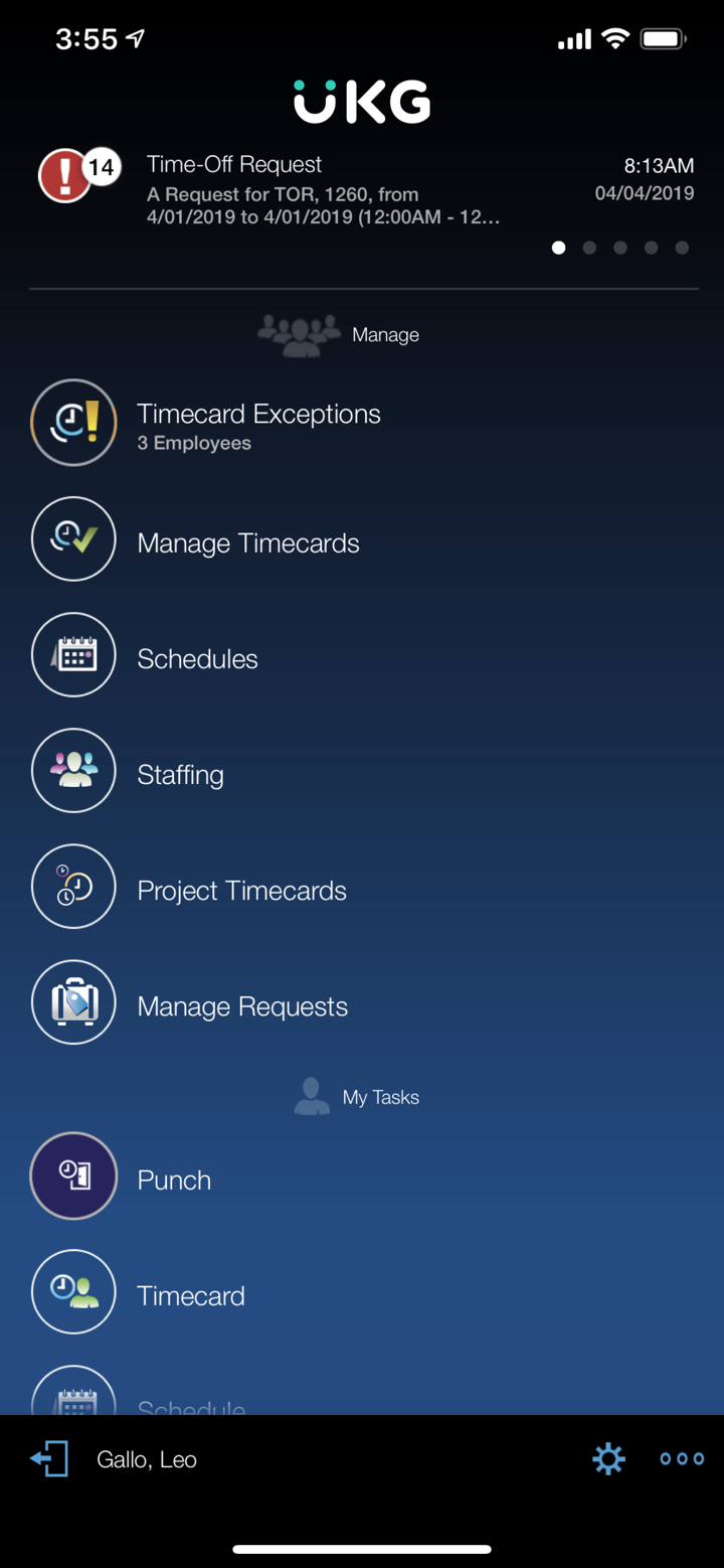 UKG Workforce Central screenshot 1
