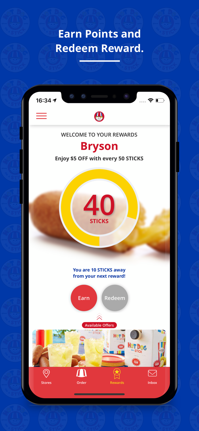 Hot Dog on a Stick Rewards