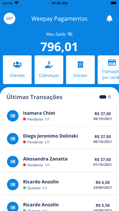 Voluti Pagamentos Screenshot