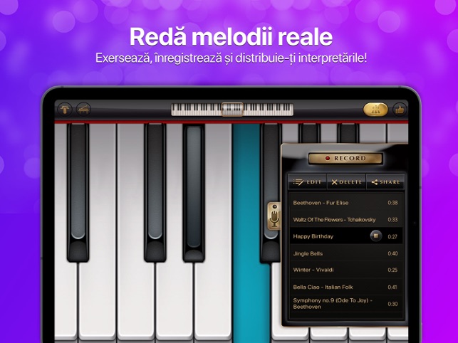 Piano - Cântă cu dalele magice în App Store