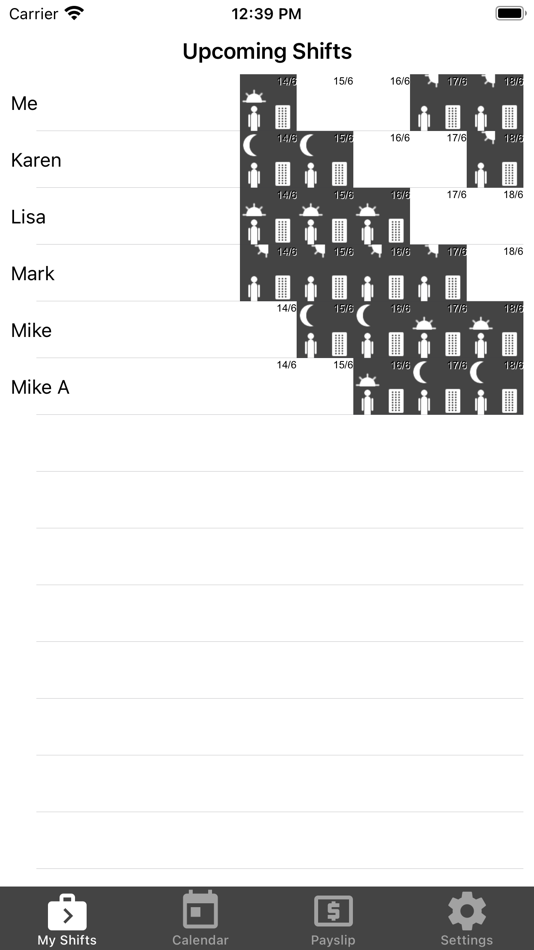 #1. My Shifts (iOS) Podle: Christopher Scott