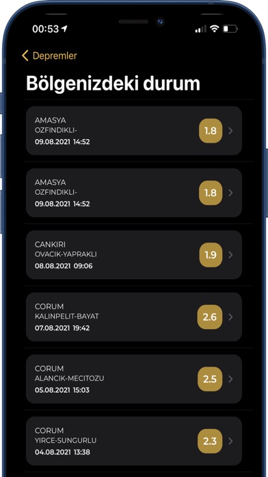 Screenshot #3 pour Deprem Nerede?