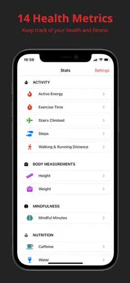 Game screenshot Stats - Health, Fitness Widget hack