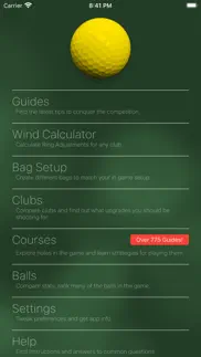 guide for ultimate golf iphone screenshot 1