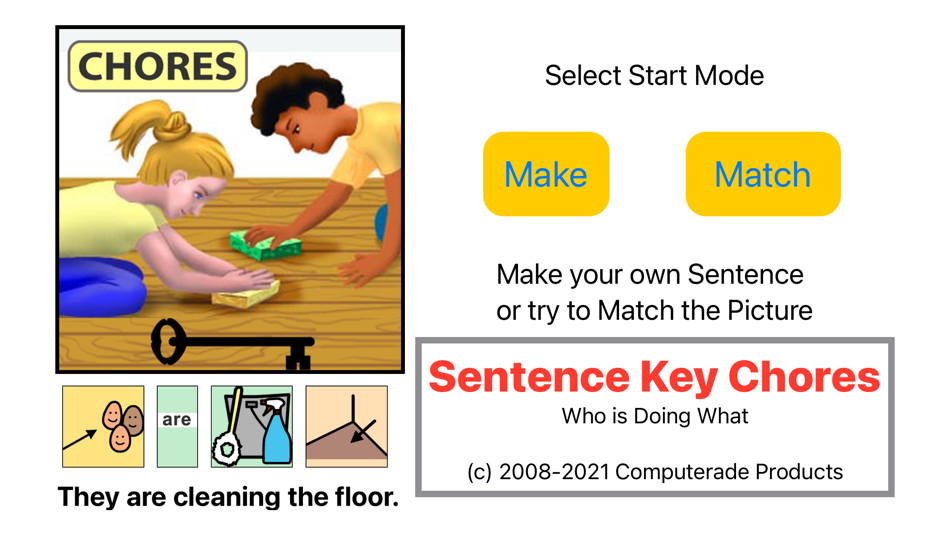 #1. Sentence Key Chores (iOS) 由: Computerade Products