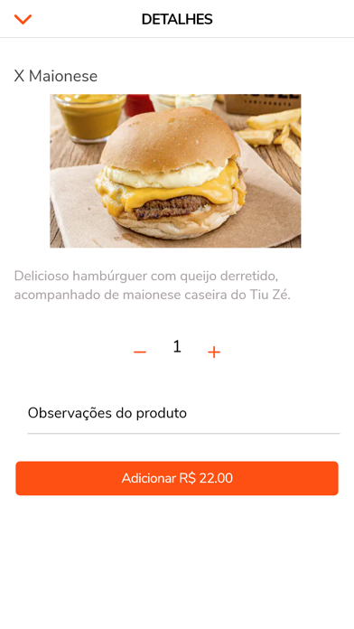 Lanchonete Tiu Zé Screenshot