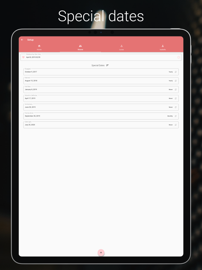Coupled - Relationship Tracker