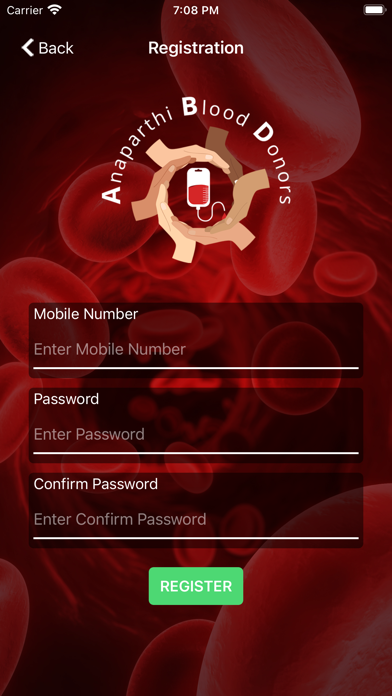 ANAPARTHI BLOOD DONORS Screenshot