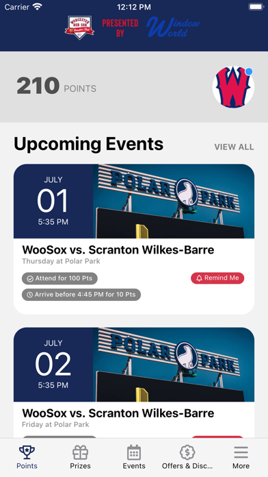 WooSox Rewards screenshot 3