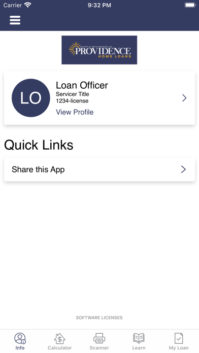 Providence Home Loans Screenshot