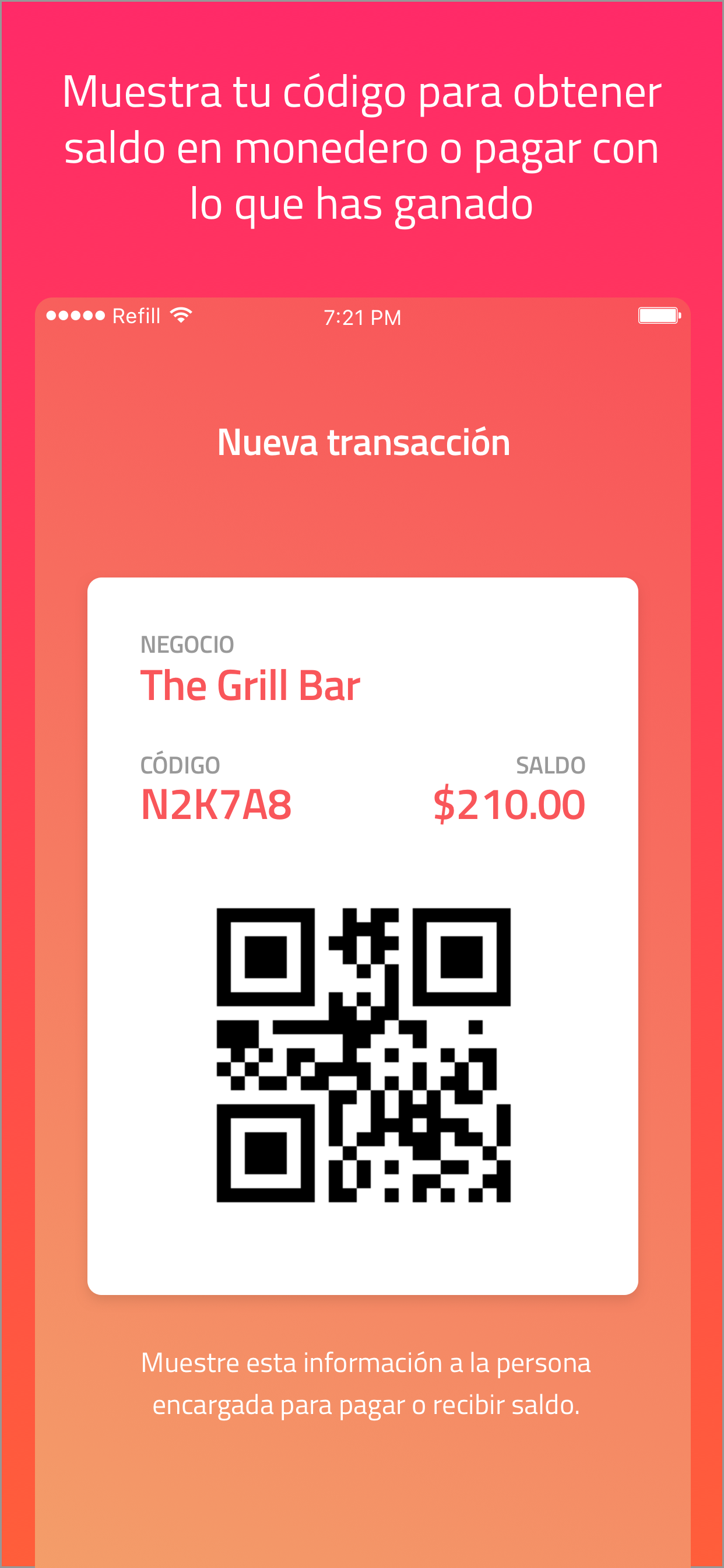 Refill - Monedero electrónico screenshot 3