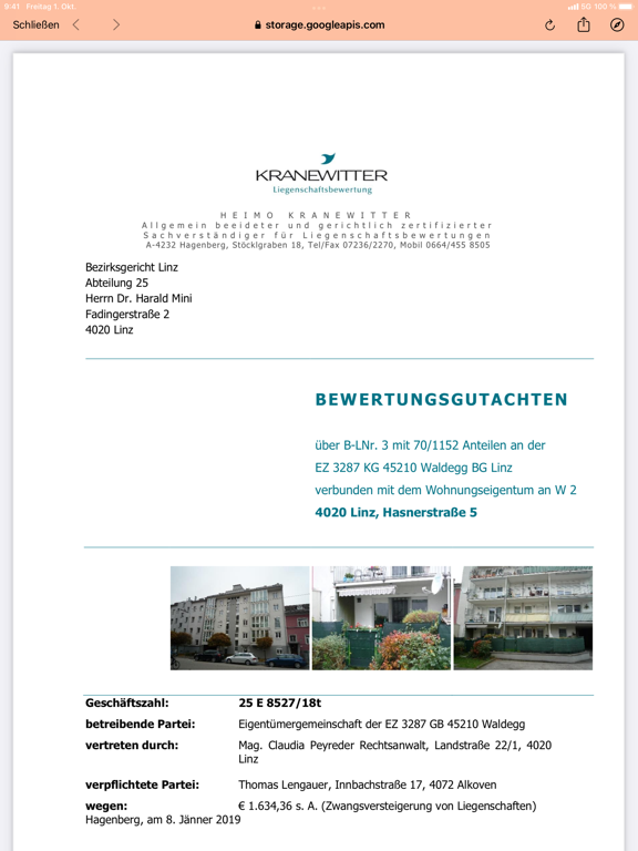 Screenshot #4 pour Zwangsversteigerung