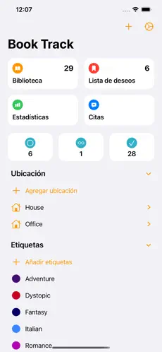 Captura de Pantalla 1 Book Track - Catalogar libros iphone