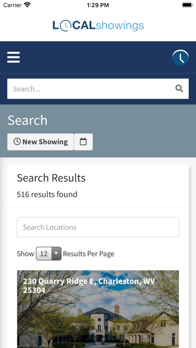 LOCALshowings Screenshot