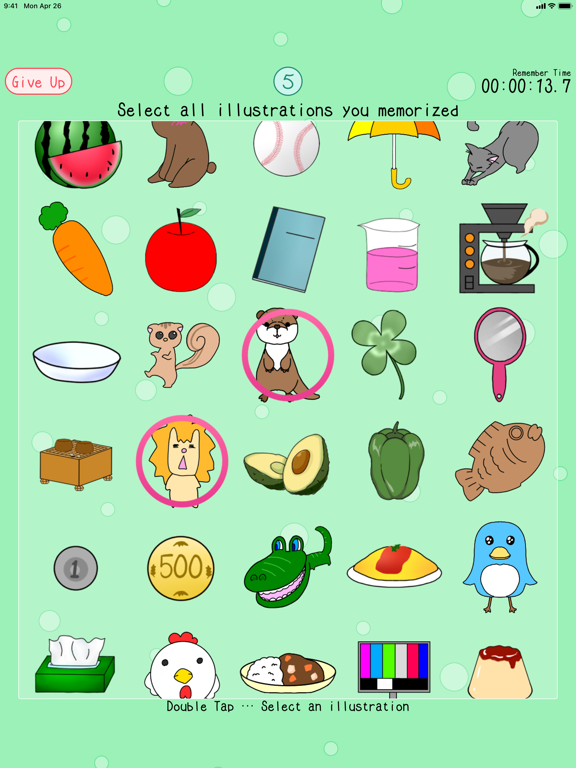 Short Term Memory iPad screenshot 3 - Health & Fitness app