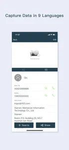 business card scanner-sam pro screenshot #2 for iPhone