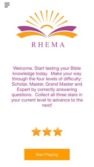 Rhema Trivia Screenshot