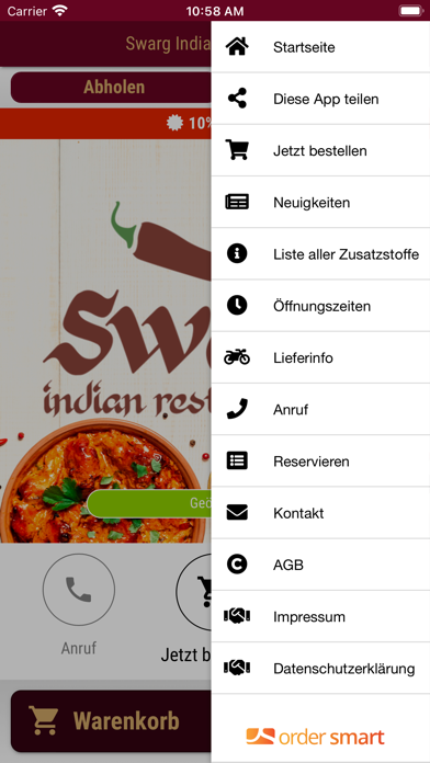 Swarg Indian Restaurant Screenshot