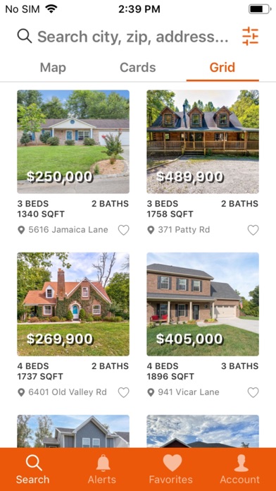 East Tennessee Homes Screenshot