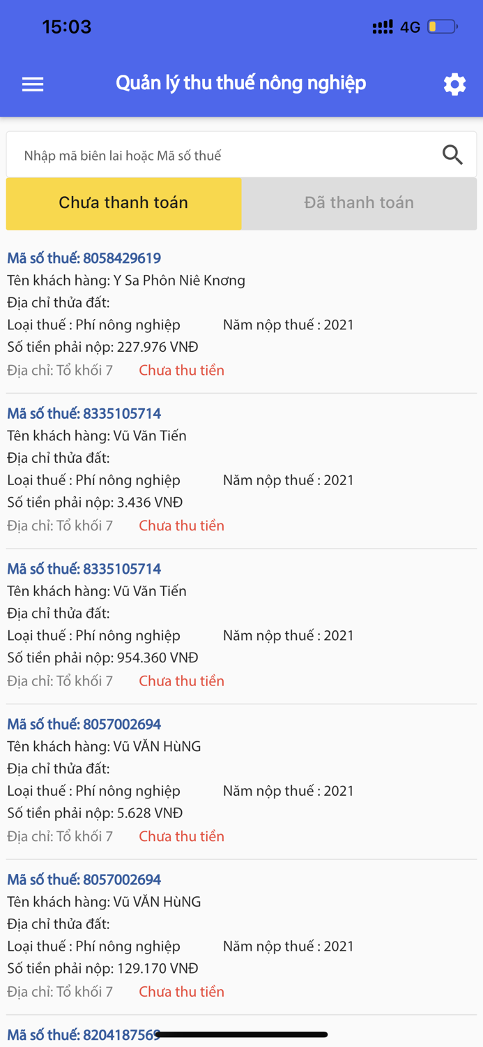 Thu thuế  điện tử