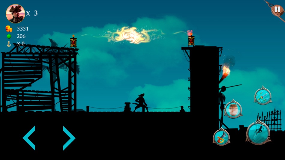 #5. Arrr! Pirate Ship Arcade Game (iOS) 由: One Up Games Studio
